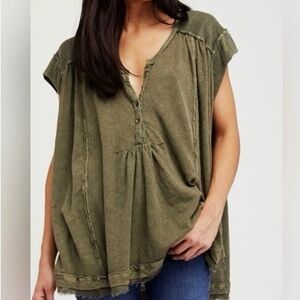 Free People oversized Tee